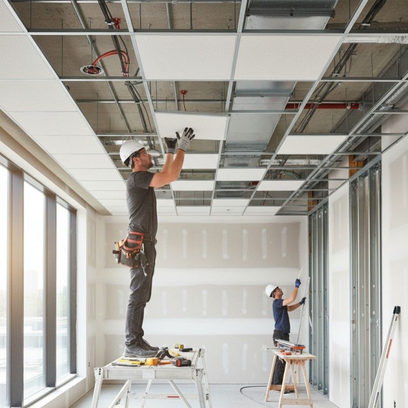 Office Ceiling Installation detail
