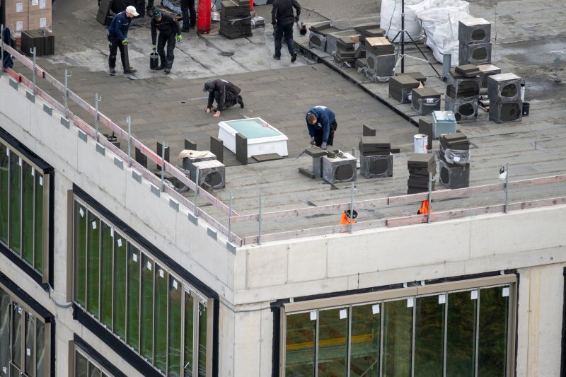 Office Ceiling Installation detail